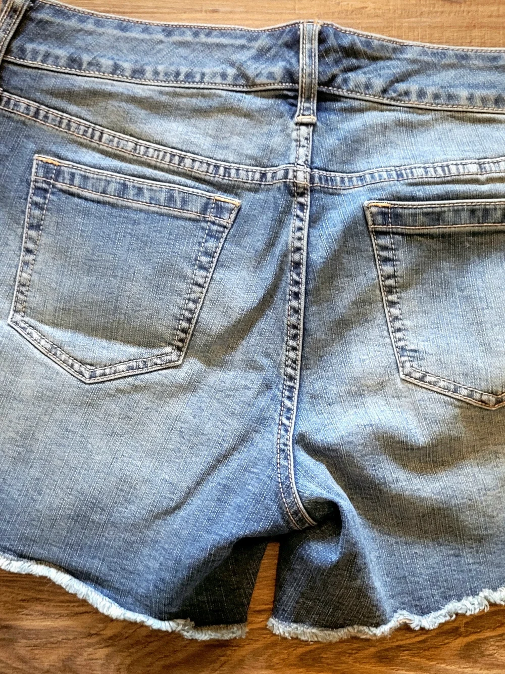 torrid light blue distressed jean shorts